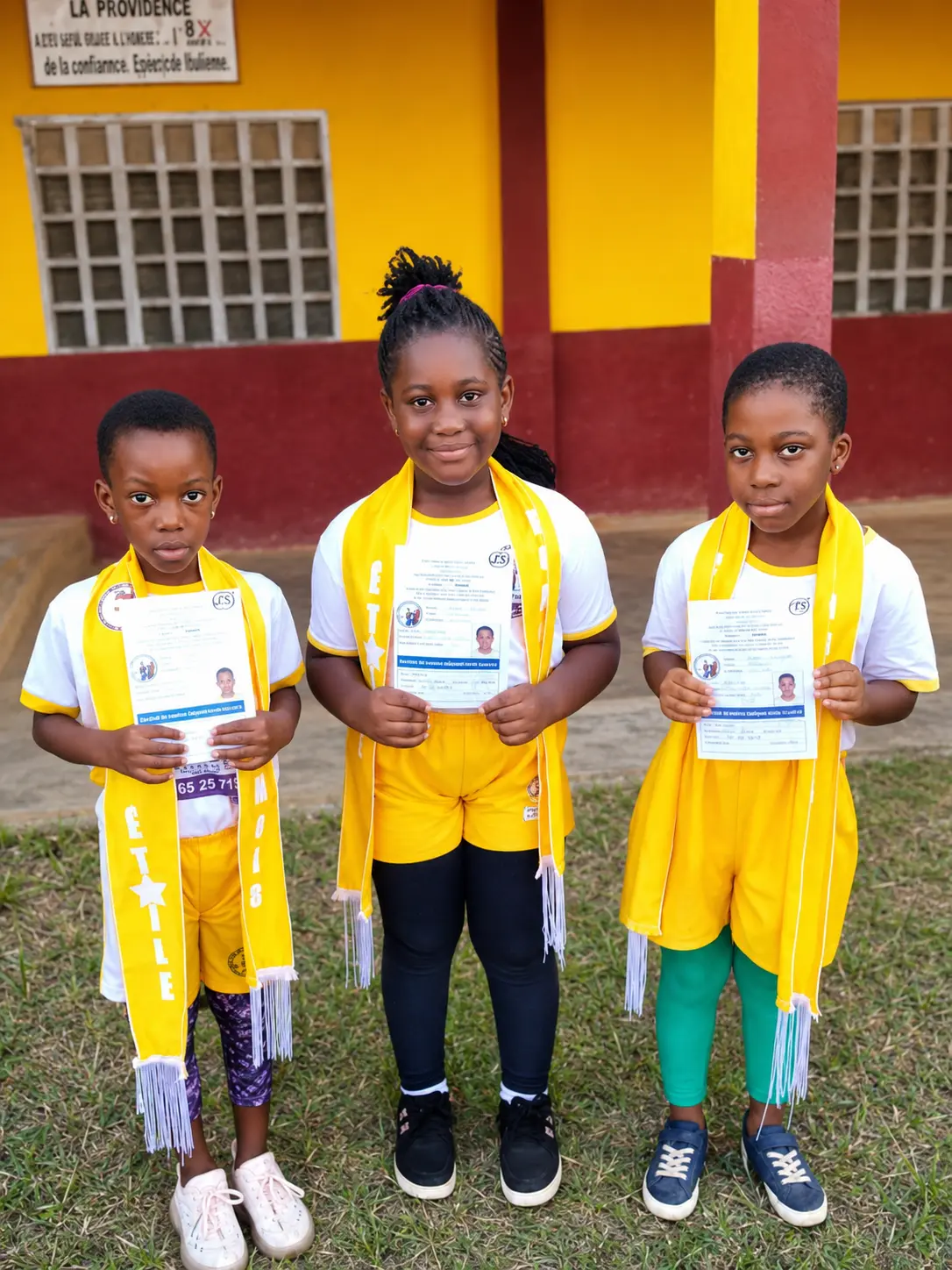 Élèves en maternelle au Complexe Scolaire La Providence de Don Orione